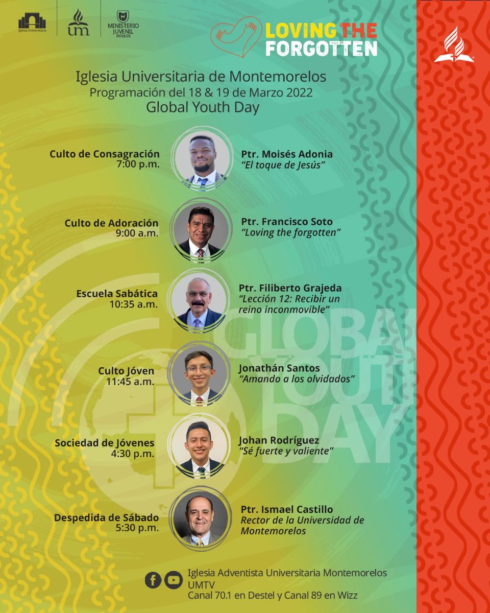 Estamos listos!!#GlobalYouthDay #GYD22 #GYDoulos #felizsabado