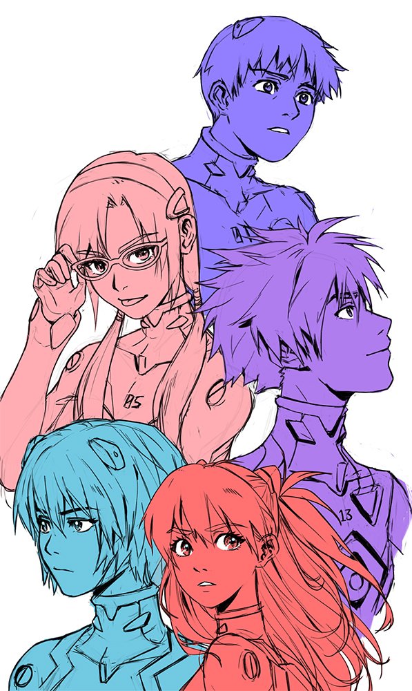 iamferus's tweet photo. #Evangelion fanart I did in July 2021. Drew it out of anticipation for the last episode of the Rebuild of Eva's release. https://t.co/4Tksav9spx