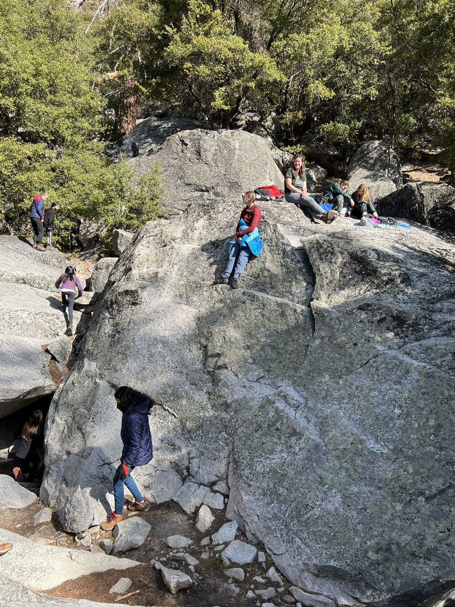 MeghanGreenbaum's tweet photo. Group 4 bear caves and rock scrambling #yoblach @BlachFalcons https://t.co/NxZk4P3dnn