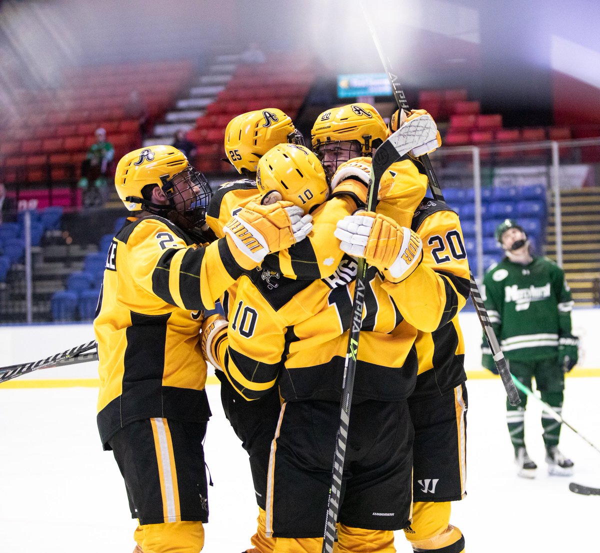 AIC_Hockey's tweet photo. No caption needed.
#HiveDefended https://t.co/o4pXZ7Sw1H