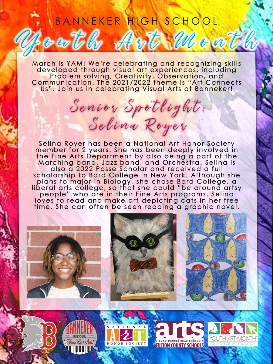 LetsGoghSkeete's tweet photo. This week’s Senior Spotlight goes to Selina Royer + Monochromatic outfit for the last day of our #YAMSpiritWeek #FeelingBlue #BHSFAD https://t.co/gpYUimmwoE