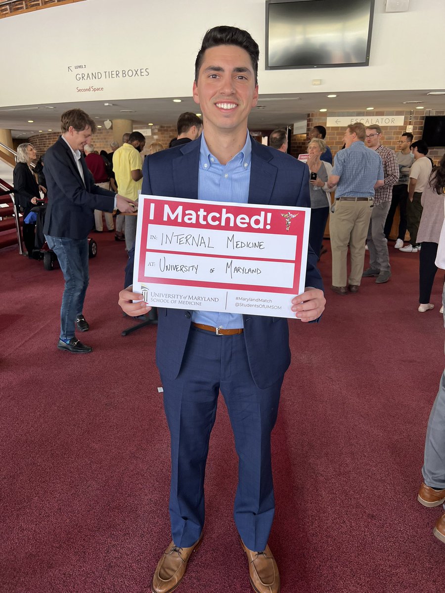 BenTwery's tweet photo. I’m thrilled to say I matched at @UMInternalMed and my fiancé @alia_capone will join me at @UMMC for her family medicine residency! I’m staying in Baltimore!! https://t.co/Q6sJvWjp2q