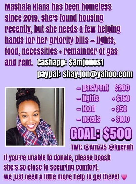 Please don’t scroll if you see this! <a href="/Am7J5/">Prosper</a> needs our help. Share this and contribute if you can please!
C-app: $3mjones1 
P-pal: shay.jon@yahoo.com