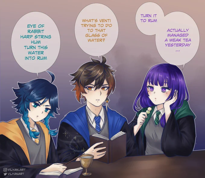 Harry Potter x Genshin Impact ✨
Still my fav AU ✨
I can't wait for Venti rerun. 🥰
#zhongli #venti #ei #raidenshogun #genshin #genshinimpact #原神 