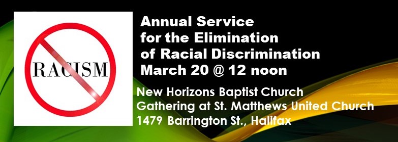 Please join us this Sunday, March 20 for our annual service marking the Int'l Day for the Elimination of Racial Discrimination. #IDERD2022