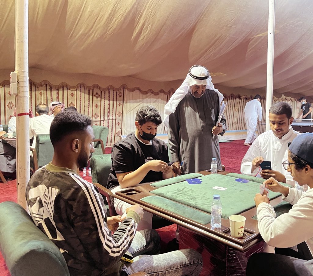 Shbab_almethnab's tweet photo. ننتظركم غداً في #ربيع_المذنب في خيمة الشباب اليوم السادس و الأخير 

بطولة البلوت بين ابطال الأيام الخمس ♣️♦️
نهائي بطولة البلايستيشن 🎮

تتوقعون مين الفايز غداً بين الابطال الخمس🤔⏳♦️♠️♣️؟ https://t.co/ZO1jzZMxAH