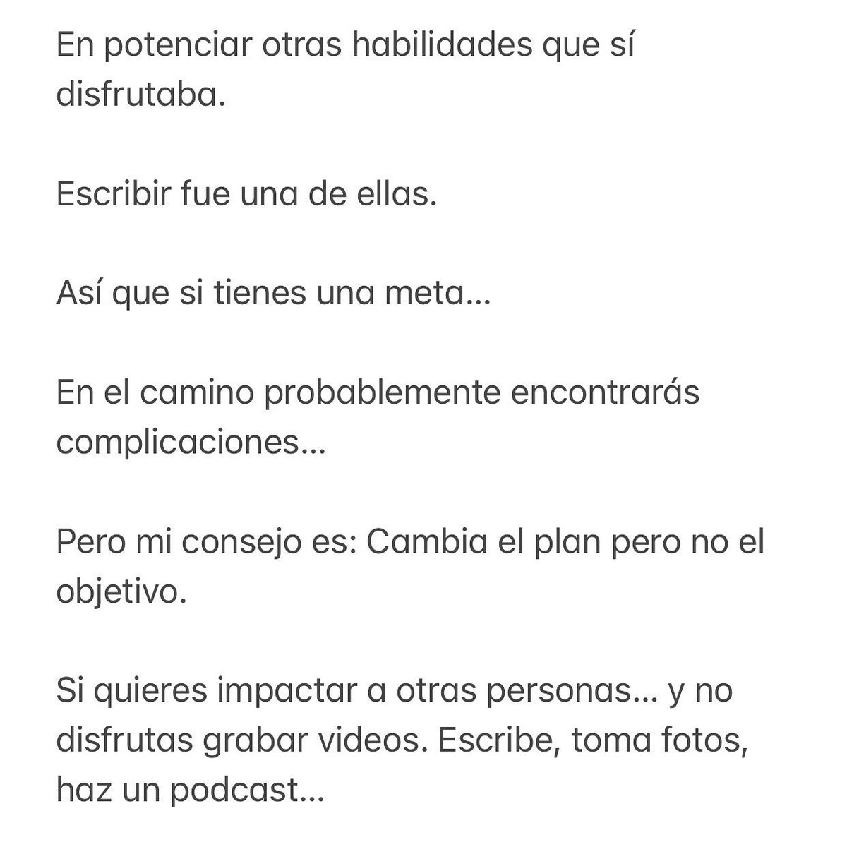 pedroalejandrsl's tweet photo. Cambia el plan pero no cambies la meta #PedroAlejandro https://t.co/fqFAJT3jh1