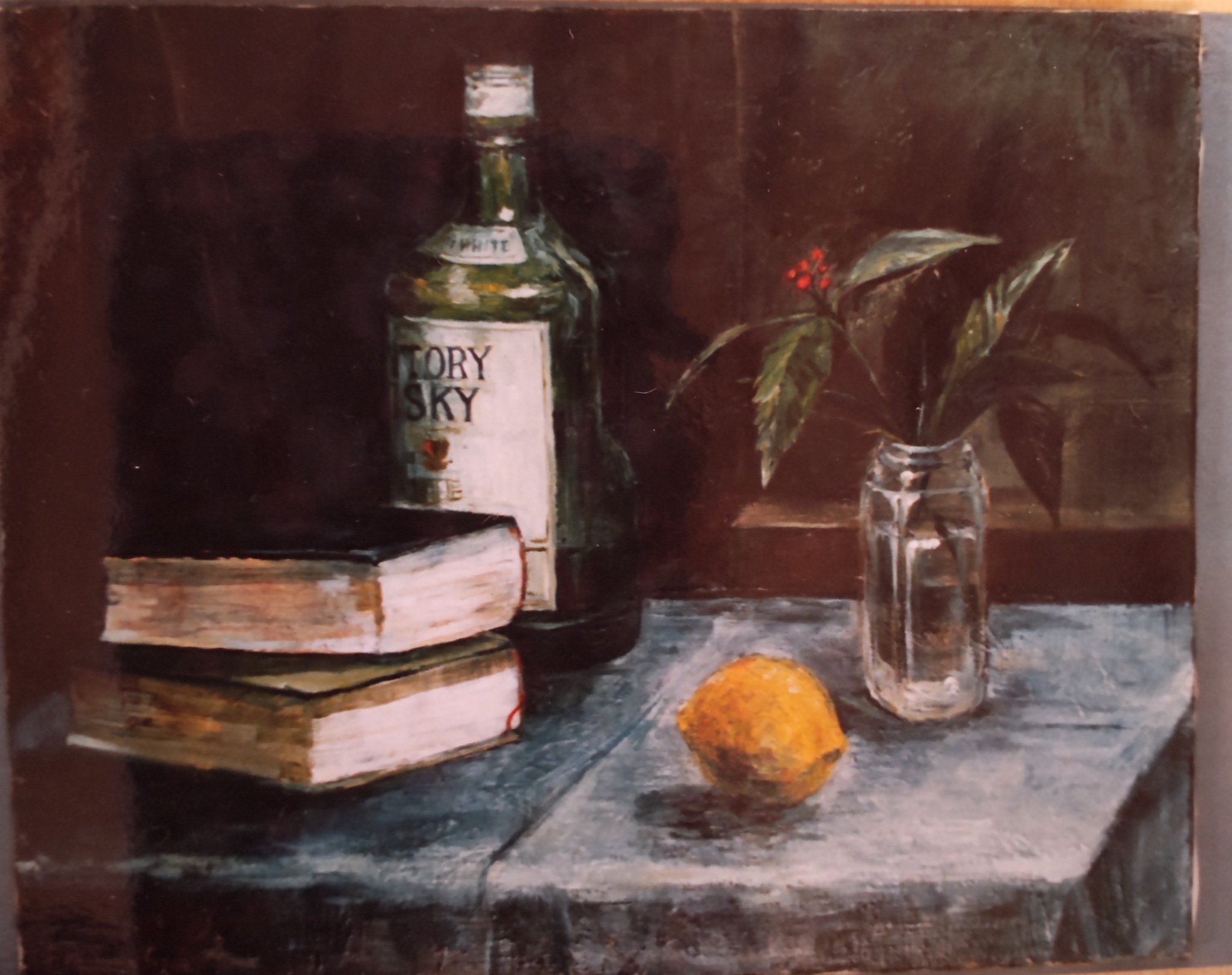 油絵　静物画　油絵　肉質 絵画 油絵 山川孝 肉筆油絵 静物画 華と花瓶 縁起物 F6 : アート