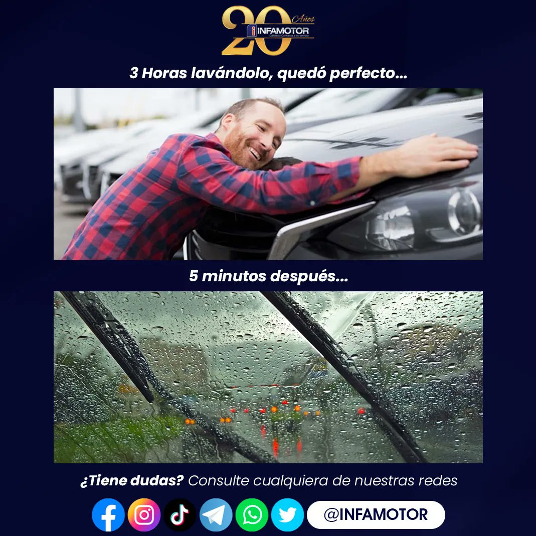 INFAMOTOR's tweet photo. ⛈️Cosas que pasan en GUAYAQUIL⛈️
Coméntanos, cuantas veces te paso lo mismo 😉

👇🏻Quieres contactarnos?👇🏻⠀⠀⠀⠀
📱 Whatsapp
⚙️Repuestos 099 942 2214
🔅Accesorios 096 835 5101

📞 Consúltenos 04-2280551
⚙️Repuestos Ext. (1110-1111-1119)
🔅Accesorios Ext. (1120-1122) https://t.co/FDxwkCkbYd