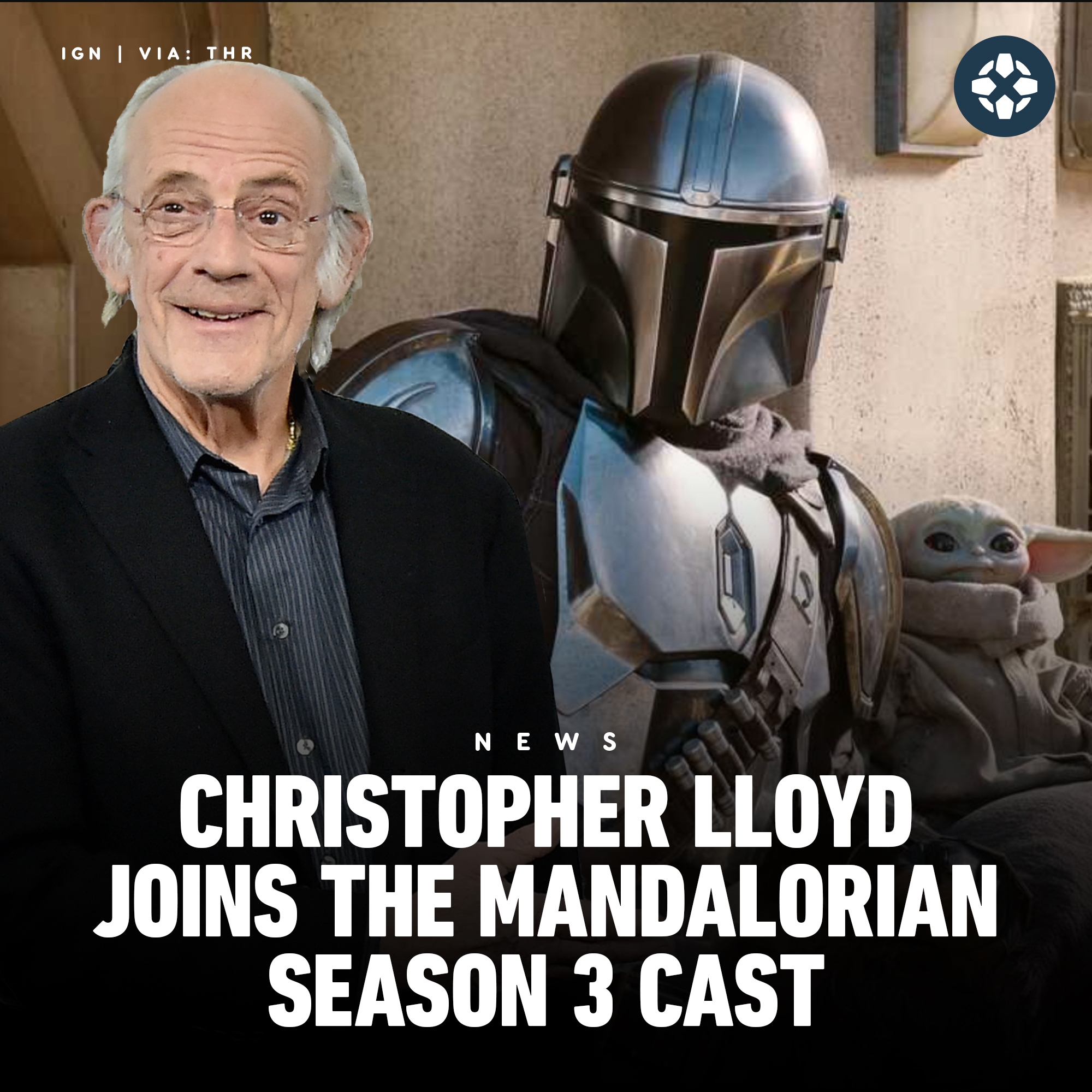 The Mandalorian Season 3 Casts Christopher Lloyd as Special Guest