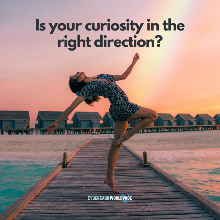 Is your #curiosity in the #rightdirection ?
#befocused #stayfocused #nodistraction