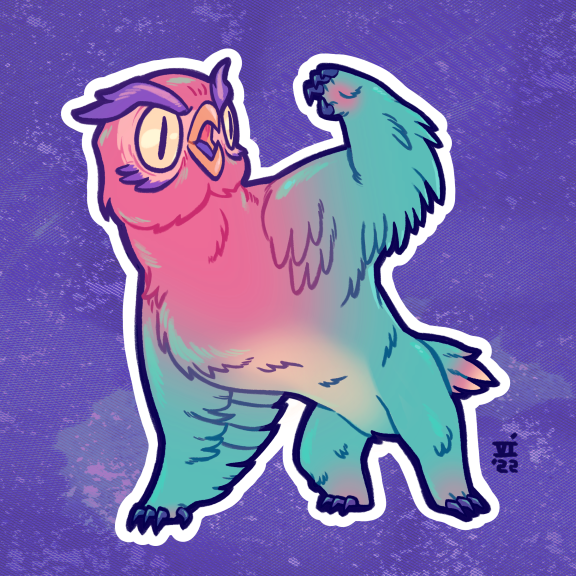 vidraws's tweet photo. Owlbearrrrr https://t.co/RkTEQGpytD