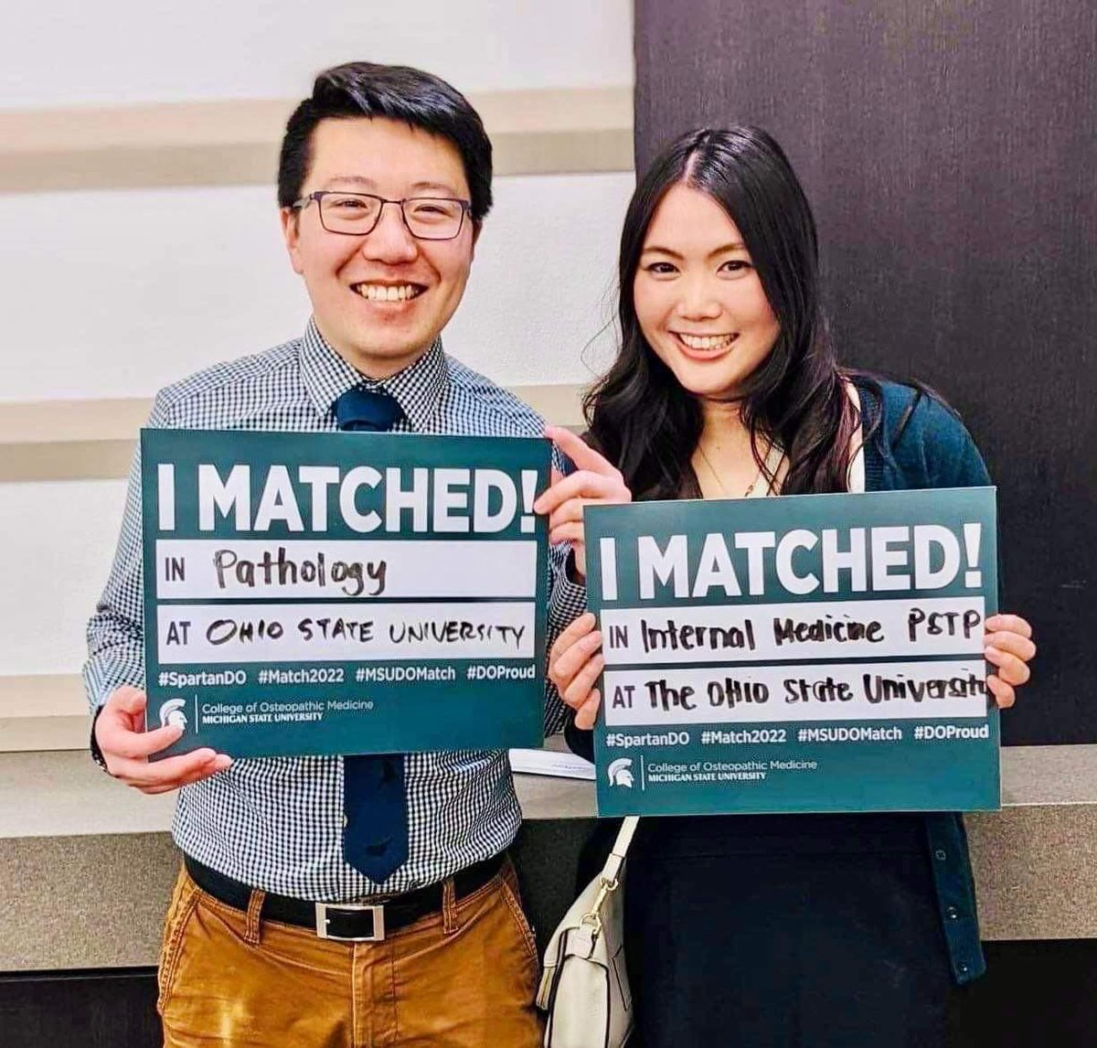 Briana To, DO PhD (@briana_to_) on Twitter photo Couples matched with <a href="/aaron_k_chow/">Aaron Chow, DO PhD</a> at our #1 choice! Excited to start the next chapter of our lives at The Ohio State University! <a href="/OhioStateIMRes/">Ohio State Internal Medicine Residency</a> #DoubleDocs #Match2022 #IMProud Couples matched with <a href="/aaron_k_chow/">Aaron Chow, DO PhD</a> at our #1 choice! Excited to start the next chapter of our lives at The Ohio State University! <a href="/OhioStateIMRes/">Ohio State Internal Medicine Residency</a> #DoubleDocs #Match2022 #IMProud