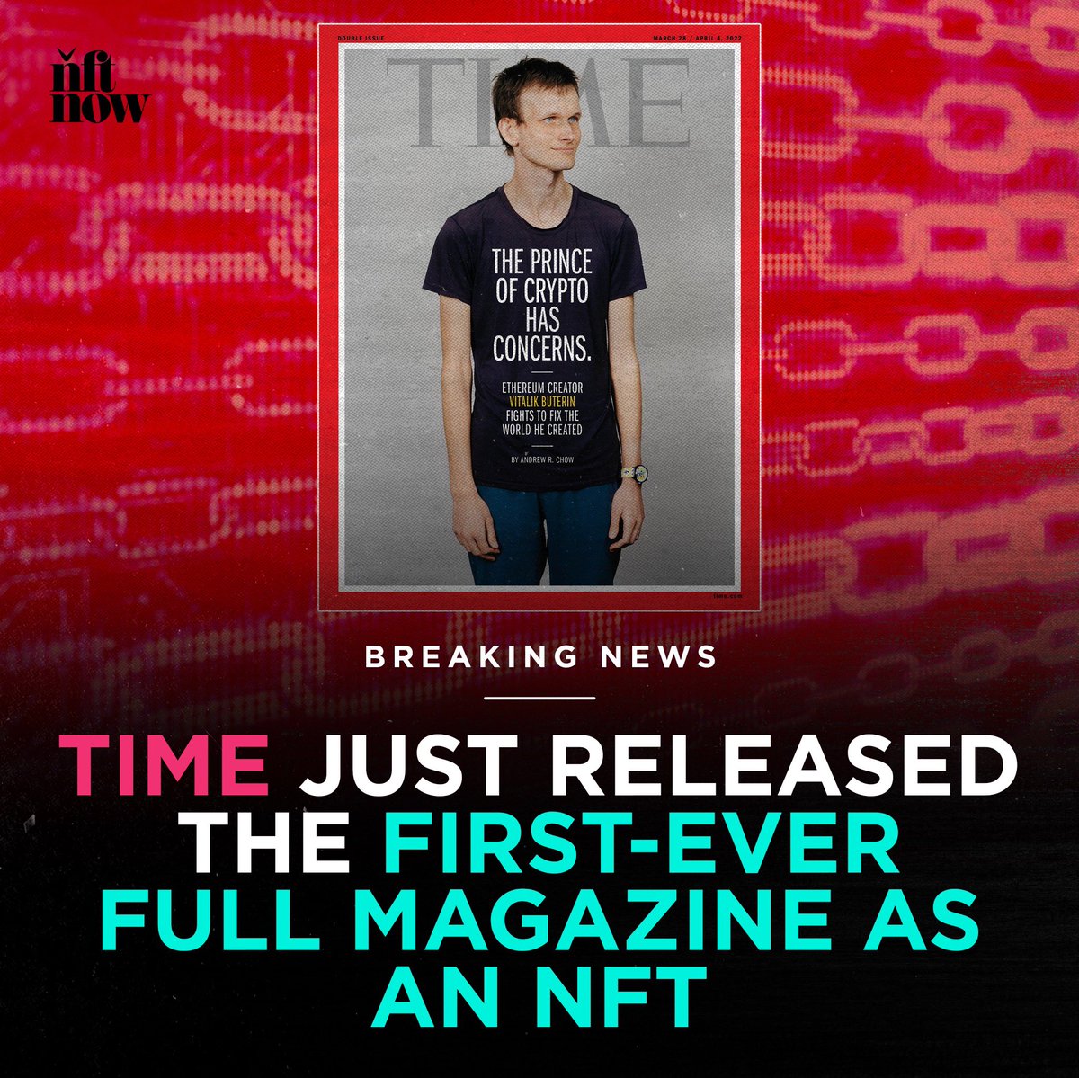 CozomoMedici's tweet photo. This is wild. 

@TIME just dropped the 1st ever full-length magazine NFT.

And airdropped it to @LITWTF genesis holders🤯

Congrats to $LIT and @KeithGrossman on this historic collab❤️‍🔥⚔️❤️‍🔥 https://t.co/YR9yzzOajB