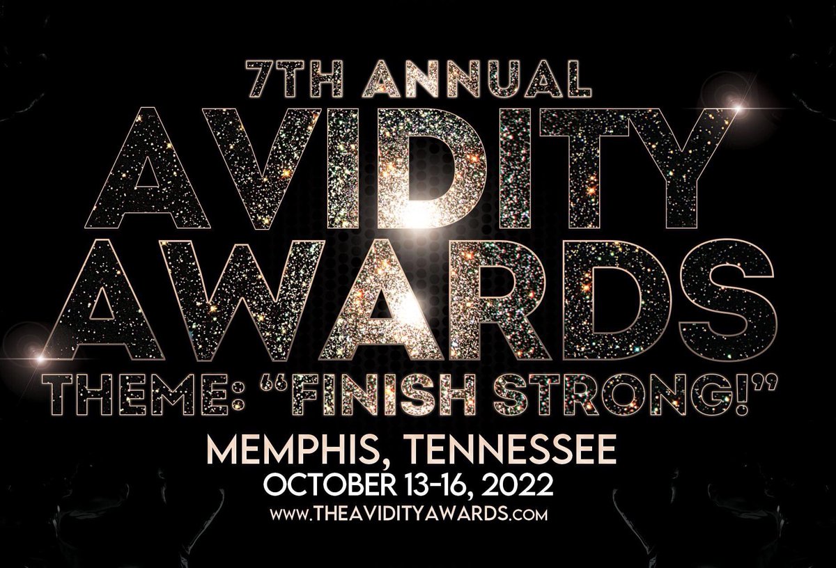 Nominations for the 7th Annual <a href="/AvidityAwards/">Avidity Awards</a> are NOW OPEN until May 31, 2022! 

Visit our website theavidityawards.com and make your nomination submissions TODAY! This year's show and other events will commence from October 13-16, 2022! 

#AvidityAwards7