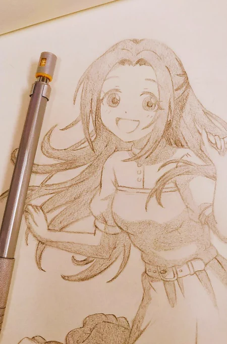 お疲れ様です*˙︶˙*)ノ"✩.*˚

今日は仕事お休みでやっとゆっくりイラストが描けます。

1日集中して頑張るぞ(*•̀ᴗ•́*)و ̑̑オウ

#イラスト
#江上椿 