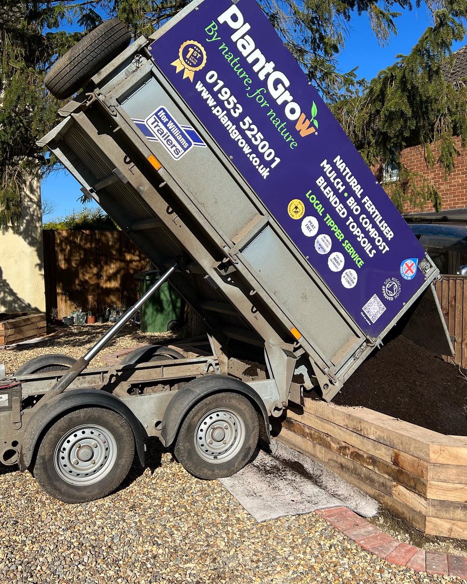 Great day delivering our Plantgrow compost, 💚💜💚💜💚💜