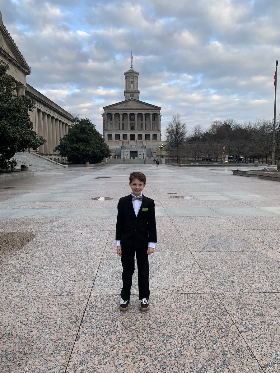 Grant and I had so much fun in Nashville - he was a page for Senator Massey and enjoyed every minute!