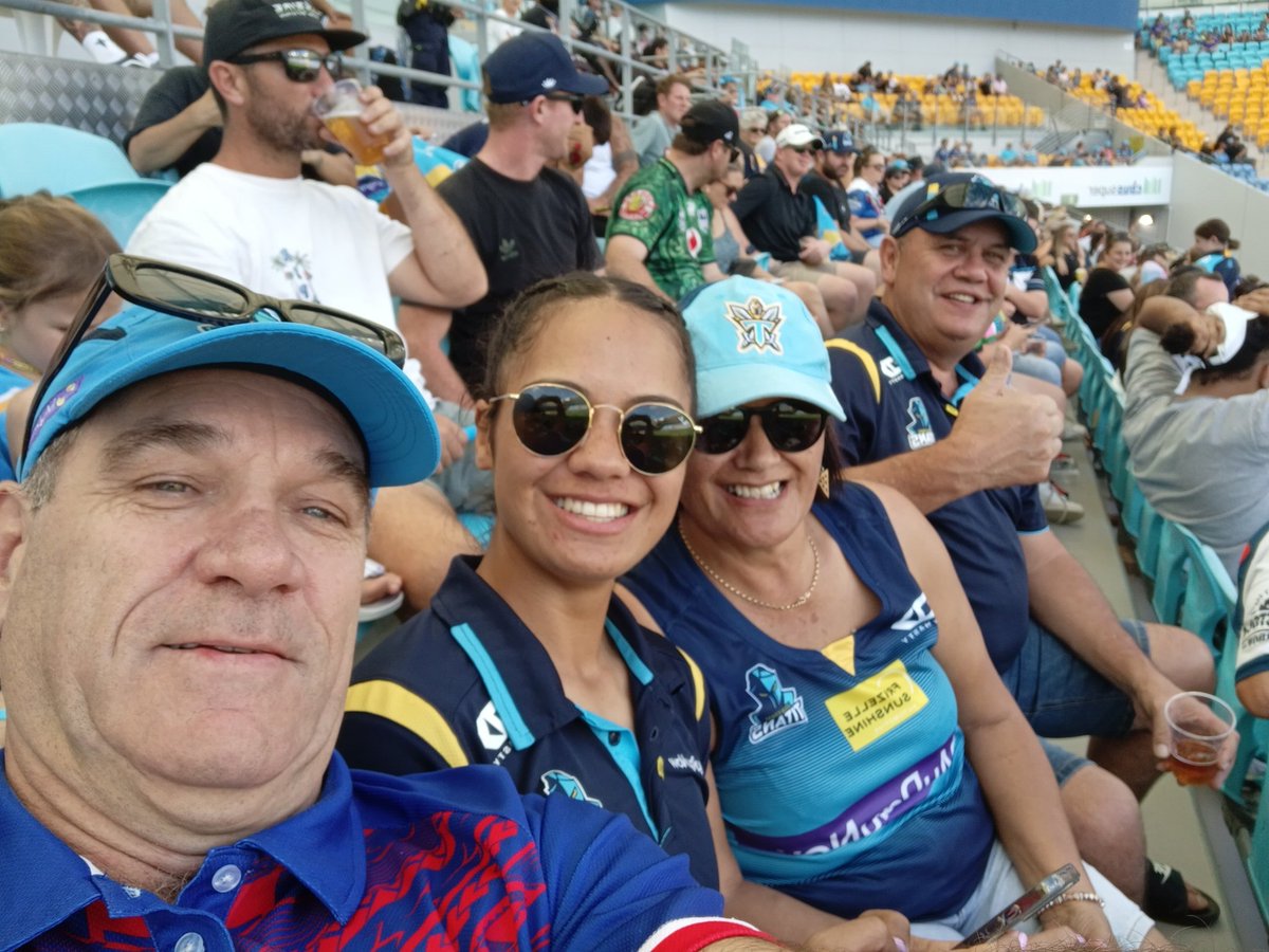 tatrooster's tweet photo. As a @TeAtatuRoosters Whanau we are SO SO proud of this Wahine Toa. #tatproud #tatloyal   mum and Dad can't stop smiling.. go hard @GCTitans @NRLWomens #PutHerOn https://t.co/Z7GZBw8Haf