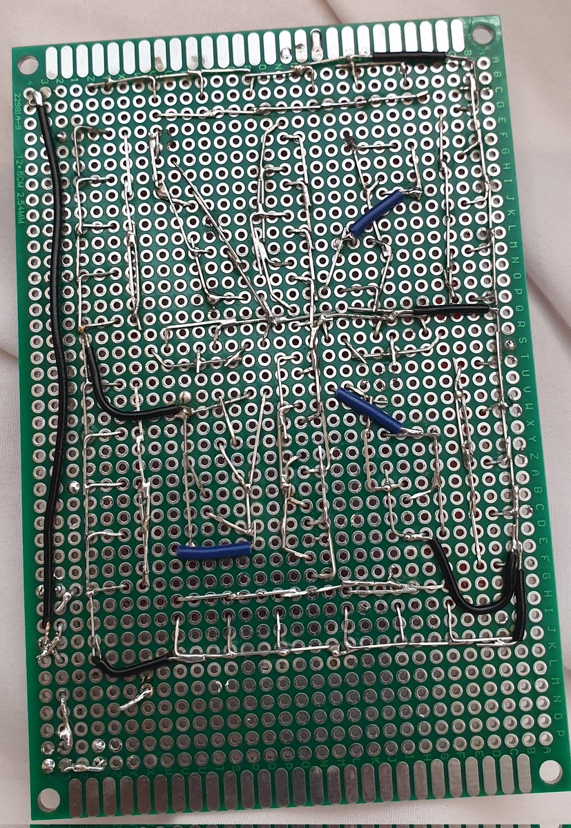 h_ta3kees's tweet photo. Stage-1 of 15-sigment #display #circuit I will use Tow Shift Register #HC595 4 Push-buttons and some #Resistors .
More #electronics #circuits on my #blog here
https://t.co/oTN5iYZP4Z
HASHs: @digikey @arduino @arduinoblog @AllArduino #Arduino #OpenSource @digikey #leds https://t.co/39qb2bwBHv