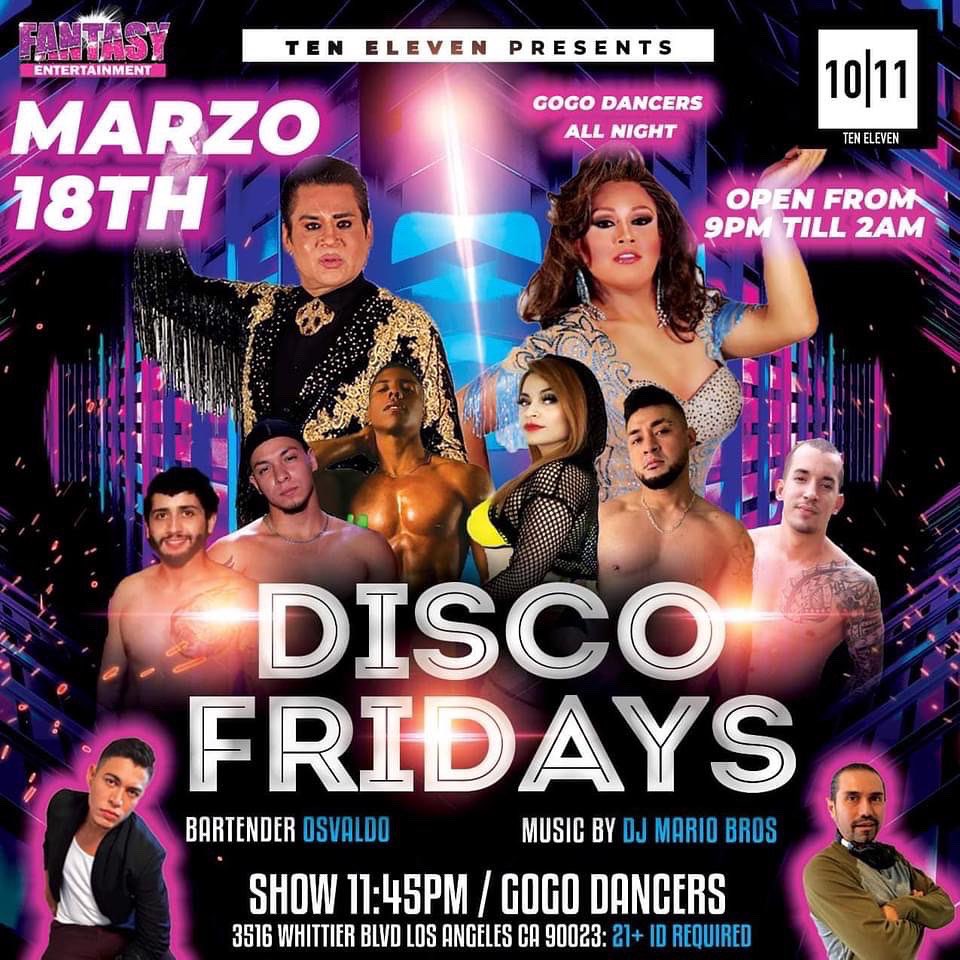 TenElevenMen's tweet photo. Cheers to Disco Fridays! Ten Eleven Lounge now open Friday &amp; Saturday from 9pm -2am. Follow us on IG for the latest updates! https://t.co/U56QzmDeJA