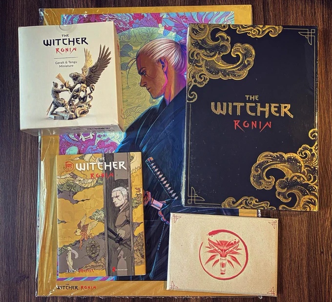 CD PROJEKT さんからウィッチャー ローニンの献本いただきました!凄まじい豪華さ!! #Witcher 