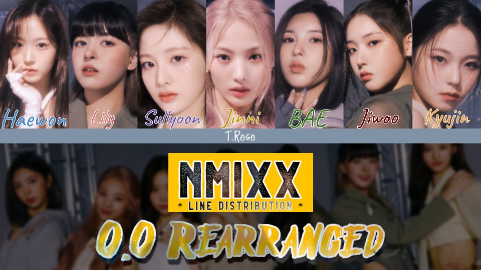 TReseOfficial's tweet photo. Hello! I decided to try out rearrangement for the first time so I tried to rearrange #NMIXX's O.O! I also included how I imagined NMIXX singing the rearranged vers. Enjoy!
Link: https://t.co/JV2ALbgOpa
#Rearranged #LineDistribution https://t.co/hLevlt5CCC