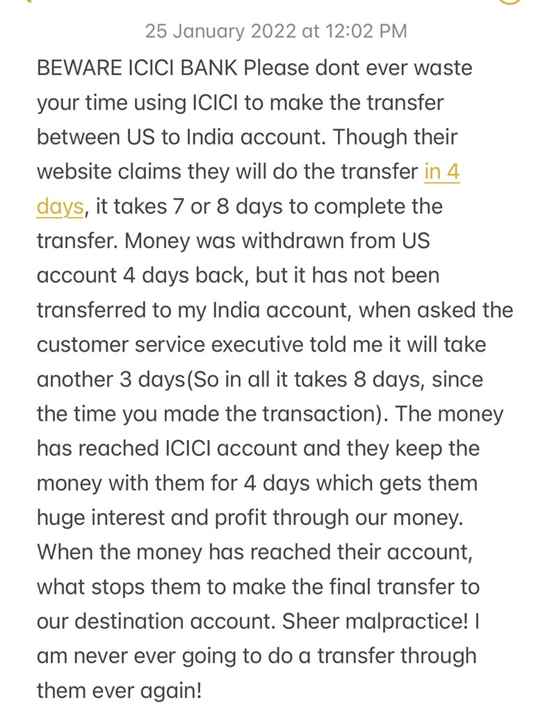 lafinpl's tweet photo. Worst service ever by icici bank https://t.co/W5wAOhUy8d