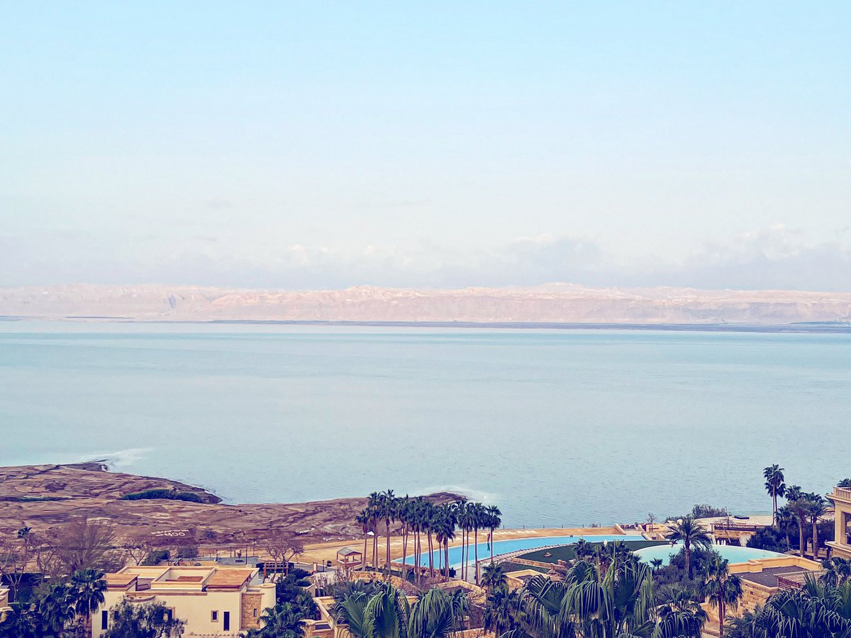 My view of the Dead Sea and across to Israel.  I told <a href="/Yaakov/">Yaakov Ellis</a> that I would wave to him from the Jordan side.  Figured this pic was better than just one of me waving like me a lunatic.