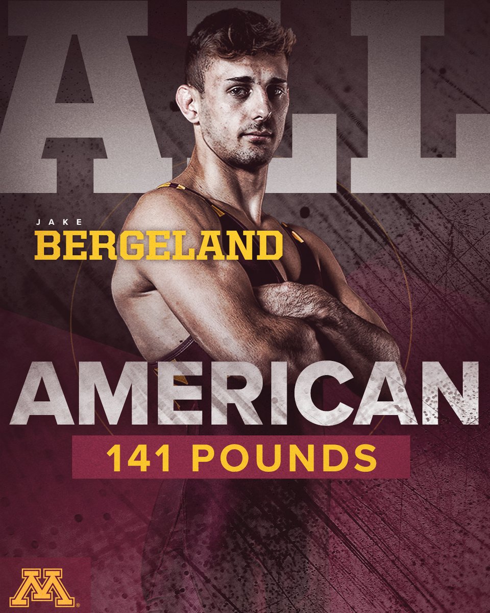 GopherWrestling's tweet image. ALL THE WORK THAT HE HAS PUT IN, AND NOW JAKE BERGELAND CAN FINALLY SAY THAT HE IS AN NCAA ALL-AMERICAN!!

He pins Andrew Alirez in the bloodround and he is top 8 at 141 pounds!!!