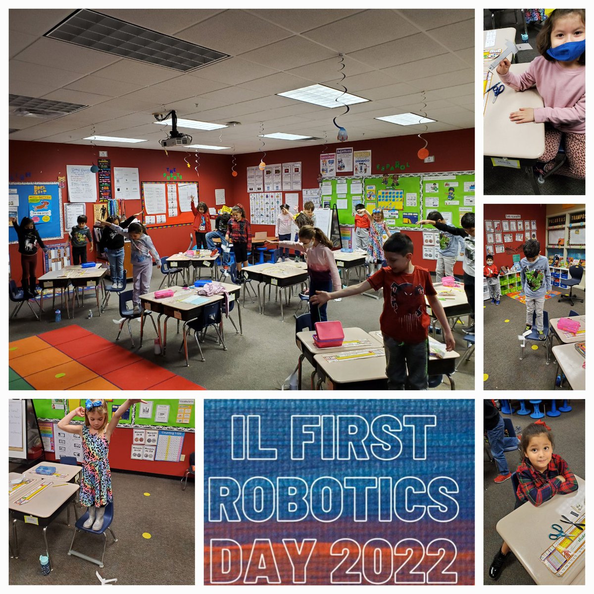 FIRST2338's tweet photo. We’re so happy you’re celebrating IL FIRST Robotics Day today with us! #FIRSTISFOREVERYONE #morethanrobots #buildthefuture #FIRSTinspires #whatengineersdo #girlswhostem #duallanguage #ELScience @ILDistrict84 @huntclub308 @IllinoisFIRST https://t.co/qboNYEmlWN