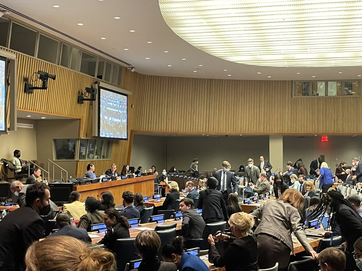 4th round of #BBNJ negotiations closed this evening. No #HighSeas treaty yet, but I’m feeling optimistic about the progress made. A *lot* more work to be done, but we’re all ready to do the work needed to get this over the finish line in August. #oneoceanoneplanet