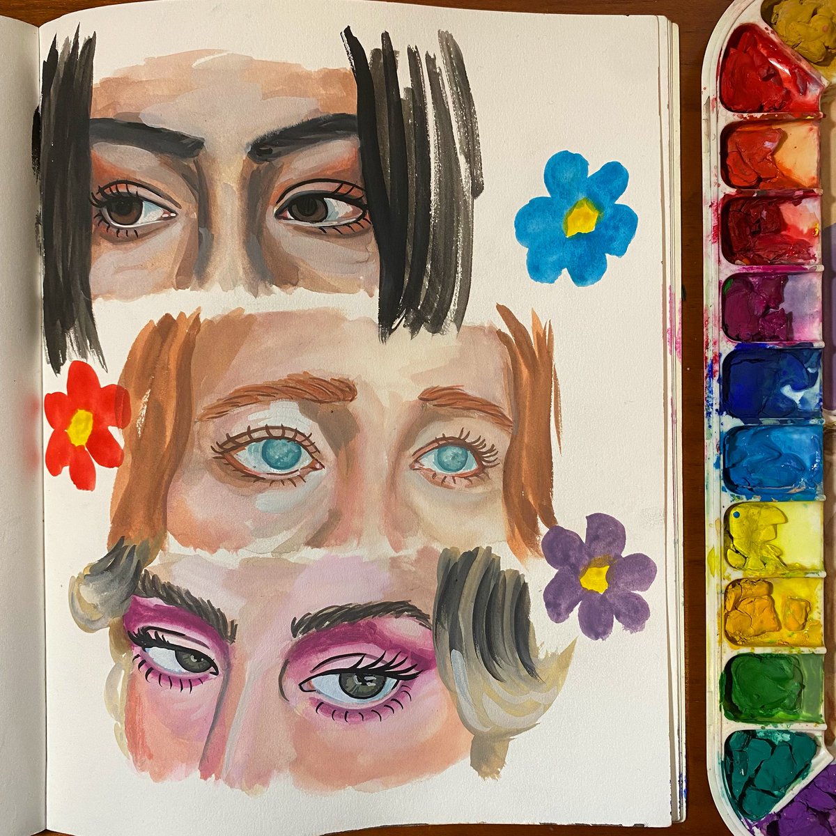 Hi I actually did an art thing today