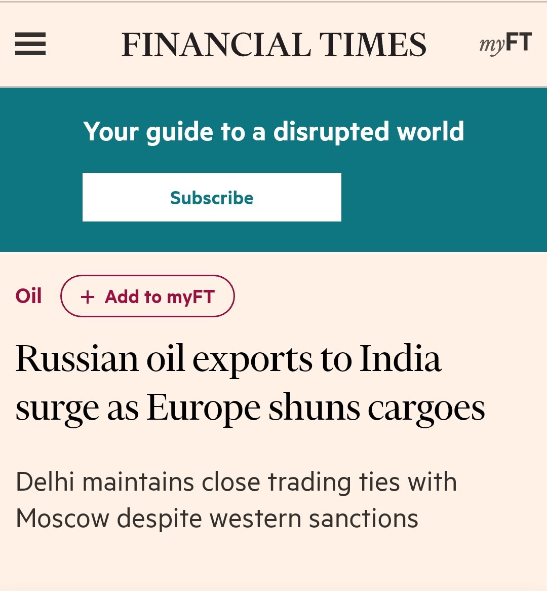 ShahZadaSays's tweet photo. A friend in need is a friend indeed! India clearly showing M finger to the west. Power game is being played very well.
#indiastandwithputin #RussiaUkraineWar #ZelenskyWarCriminal https://t.co/CxFGG8bhYT