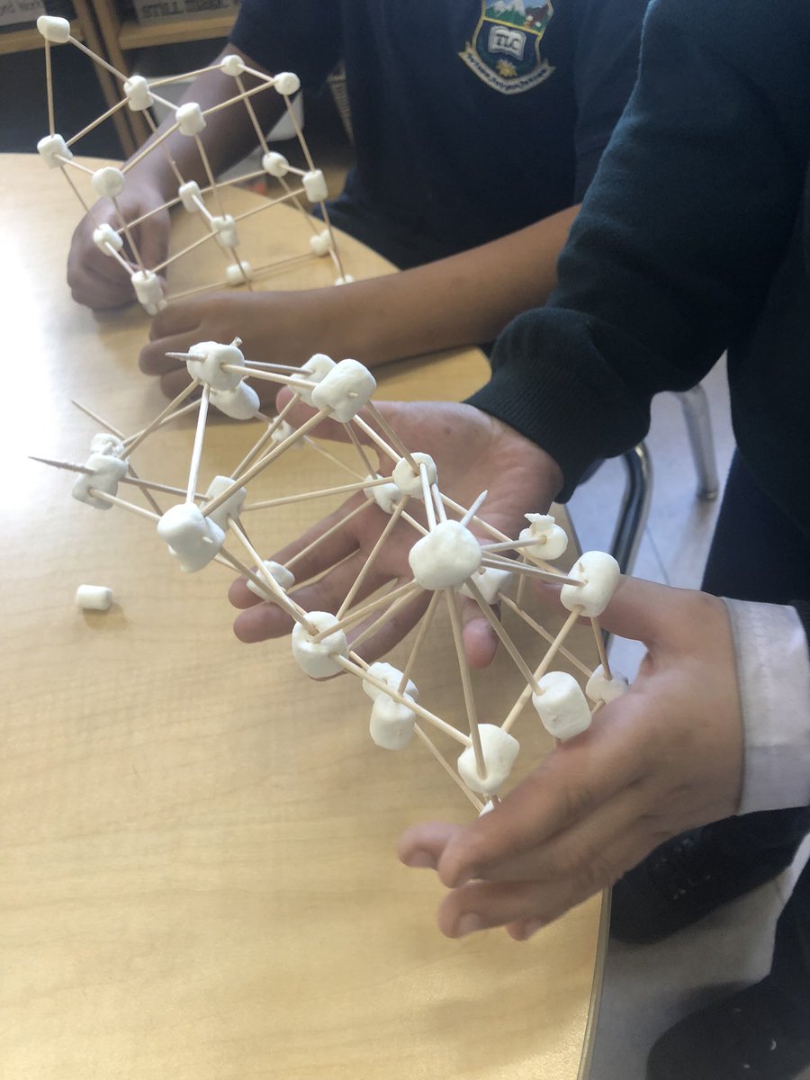 MsBakhtawar's tweet photo. Ss connected science and math to make 3-D structures  with marshmallows and toothpicks, classic fun time ✨ https://t.co/OWnp796T0T