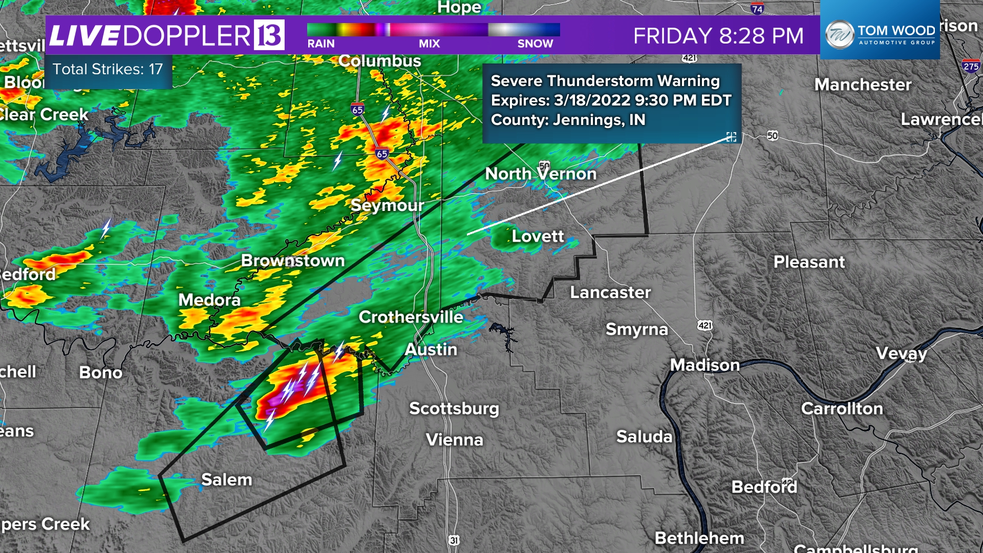 Angela Buchman on Twitter "Severe storm now moving toward