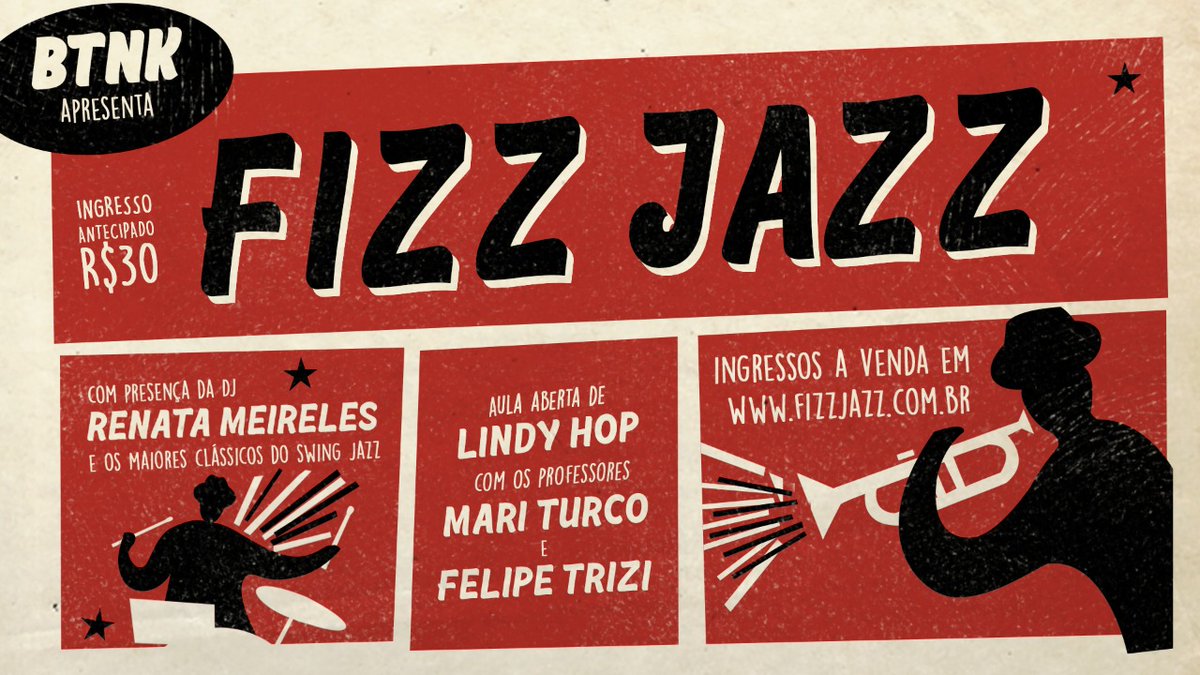 dricodelima's tweet photo. Passando pra avisar que em duas semanas, em 02/04, tem Fizz Night no @btnk.artbar! Garanta seu ingresso pelo site https://t.co/KzIIGKa5PI
Evento pra quem gosta de música, ou dançar, ou só dar um rolê legal mesmo!
#FizzNight #FizzJazz #Balada #SP #oquefazeremsp #Agendasp https://t.co/PYKgVCakyJ