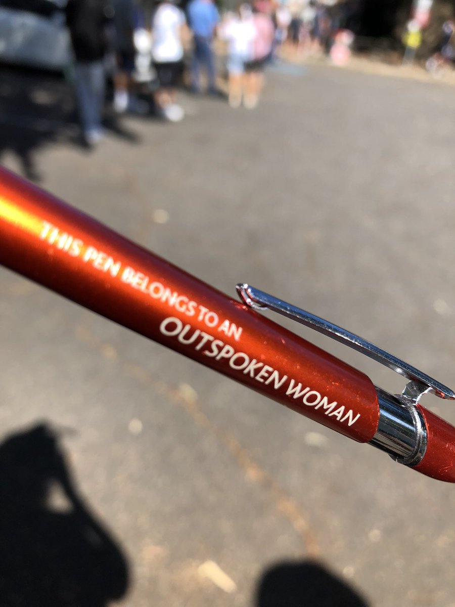 loupascale's tweet photo. I love voting, especially when I get to use my @OutspokenWomen2 pen to cast it. #savotes https://t.co/4iCTLkVkxJ