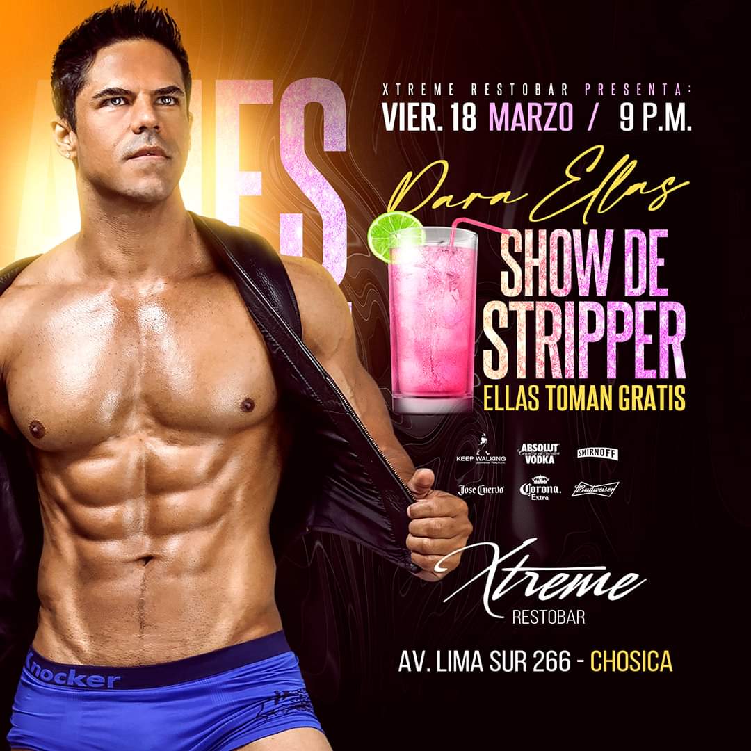 AdrianPerdoza's tweet photo. Hoy nos vemos en Xtreme resto bar de Chosica #showdestripper #paraellas #ladiesnigth #chicas #solteras 🔞😈🔥🆘 https://t.co/5aRqa7z5xN