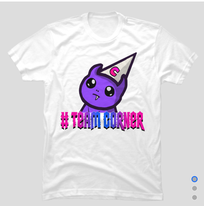 KattatoniaTTV's tweet photo. So today, I finally made a #TeamCorner graphic for my merch shop... Now all the misfits who get sent to the corner can proudly shout it out! LOL https://t.co/5BQkSzP7GE