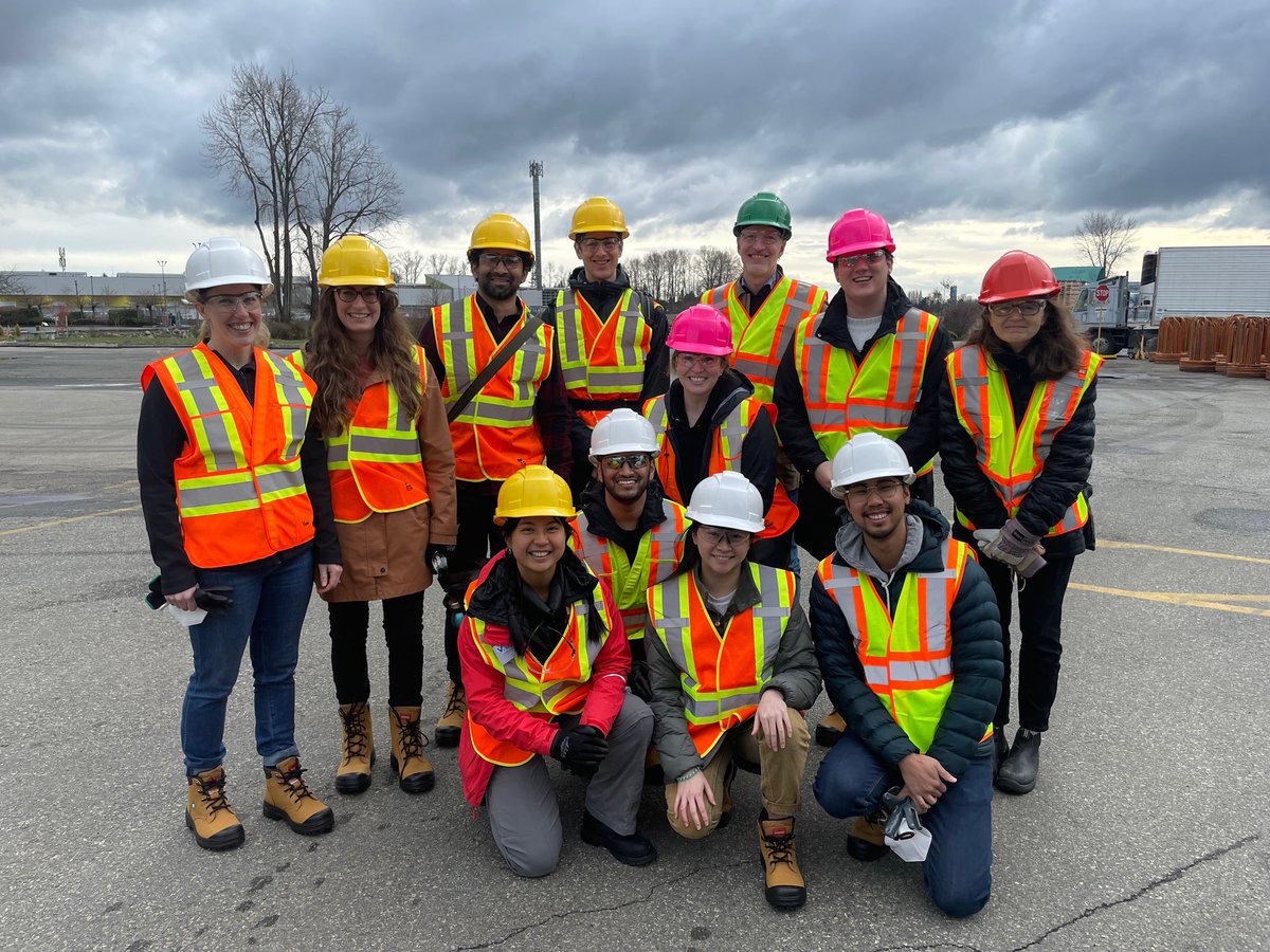 Wonder what is the life of a UBC PhPM resident? Today we got a tour of Tree Island Steel plant to learn about occupational health and safety as well as the environmental impacts of industry on local communities and the role of public health. Plus look at that safety gear!!