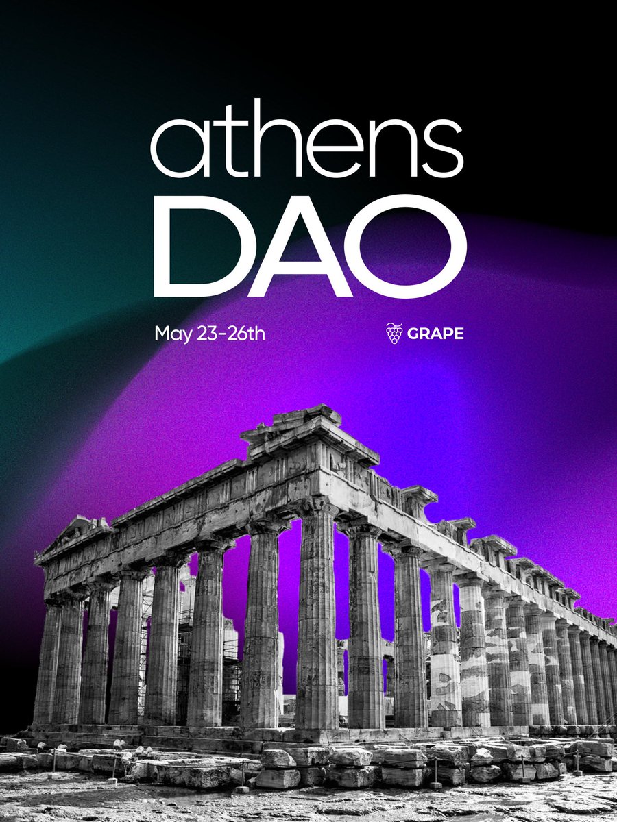grapeprotocol's tweet photo. Mark your calendars. 
🍇🇬🇷💻 https://t.co/sFkwmTbOyl