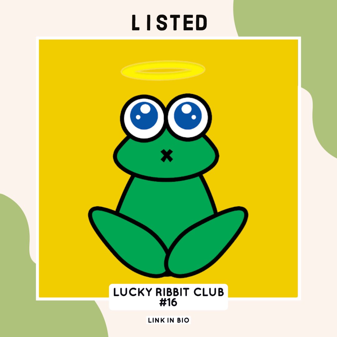 ClubRibbit's tweet photo. #16 LISTED. GRAB IT FAST 🤑
#nft #cute #NFTCommmunity https://t.co/4hKlmV532n
