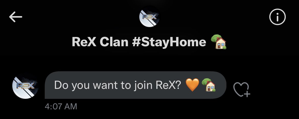 ReXClanGG's tweet photo. Good evening! 🌆 

Who wants this message? 🤔🧡

New recruits announced soon! 

#WeAreReX ⚫️⚪️🟠 https://t.co/iT30g0UPsd