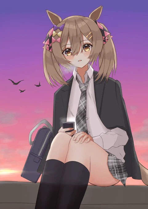 放課後JKファル子～
#ウマ娘 #スマートファルコン 