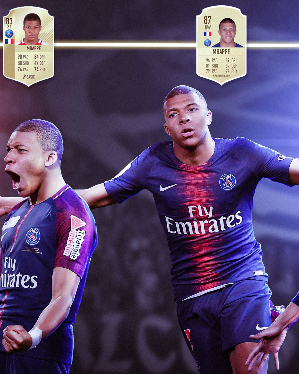 🇫🇷 #エンバペ の FIFA での進化 🎮 #パリ・サンジェルマン のエース