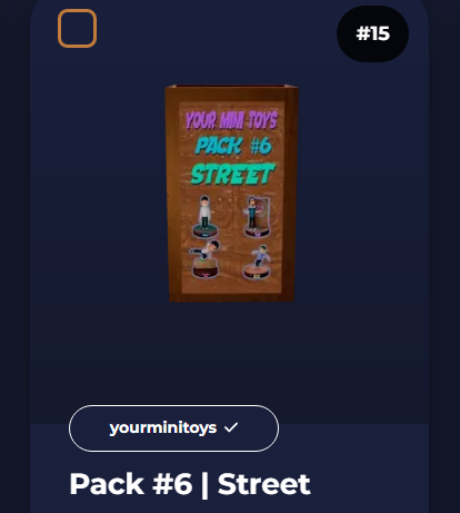 🎉The new Mini Toys Pack drop is live!
#giveaway 6 Pack #6 Street!🥳

- Flw <a href="/YourMiniToys/">Mini Toys</a> <a href="/Dub_wizard/">Dub Wizard</a> 

- RT #WAX adr👇

- Ends in 72h gl🙏❤️

👉neftyblocks.com/c/yourminitoys…

#NFT #NFTs #NFTCommunity #nftcollector #NFTart #NFTGiveaways #Giveaways #WAXP <a href="/WAX_io/">WAX</a> <a href="/AtomicHub/">AtomicHub</a> <a href="/neftyblocks/">NeftyBlocks</a>