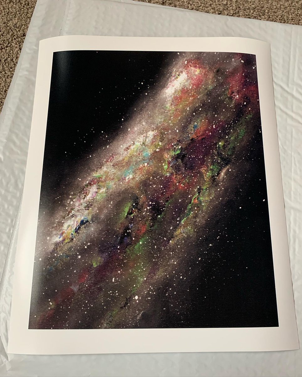 spaceoutstudio's tweet photo. some prints off to their new homes ✨🚀 #emergingartists #emergingart #artcollectors #spacearts #spaceartist #stars #space #galaxy #cosmos #cosmic #galactic #arttherapy https://t.co/fIvqcRiC01