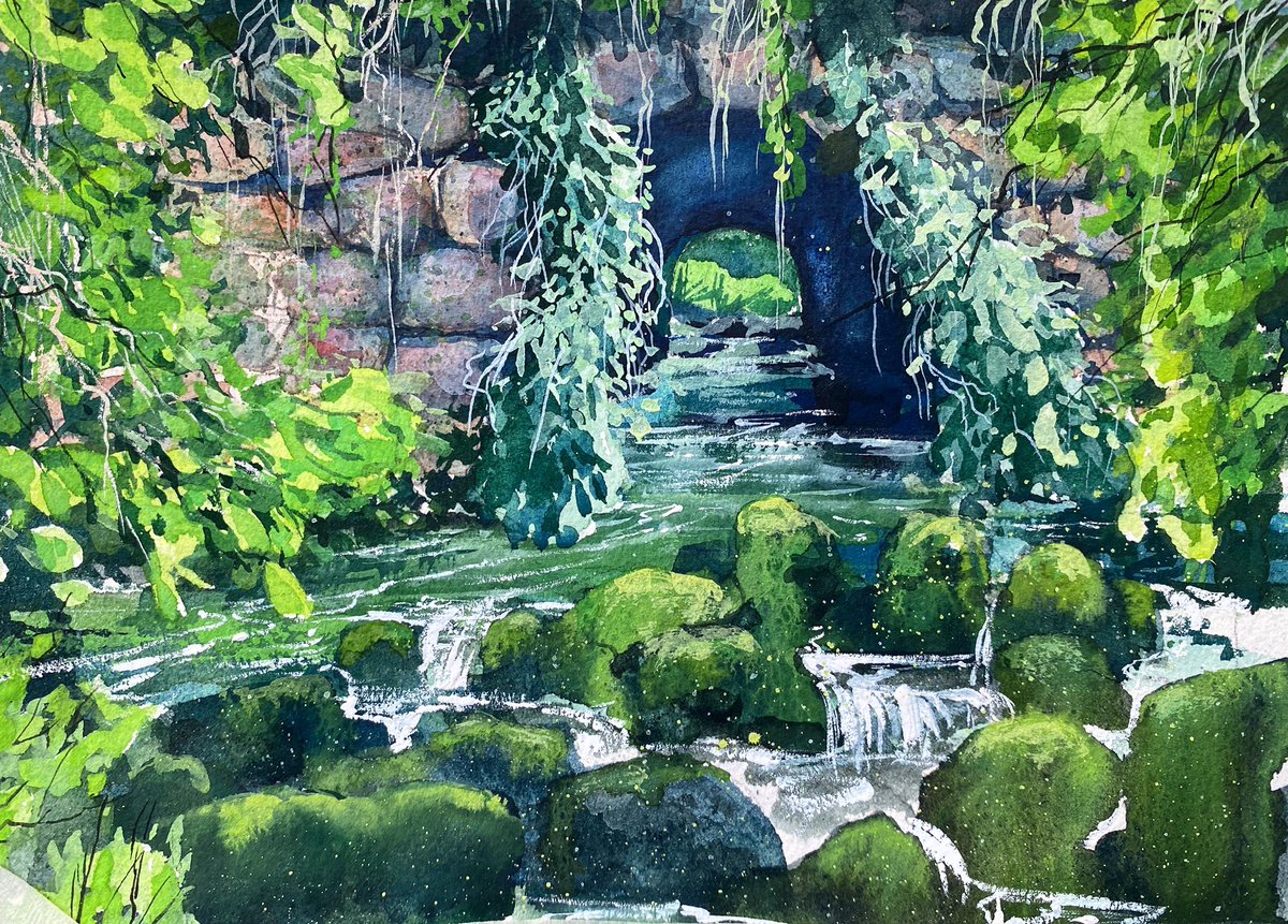 tagsalegirl's tweet photo. Just some recent gouache paintings I think looks pretty together! https://t.co/LSU3804fKa