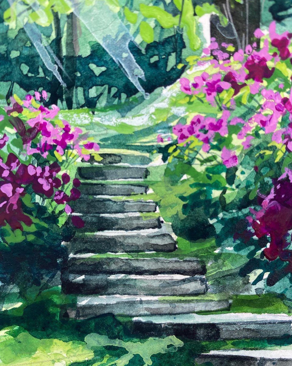 tagsalegirl's tweet photo. Just some recent gouache paintings I think looks pretty together! https://t.co/LSU3804fKa